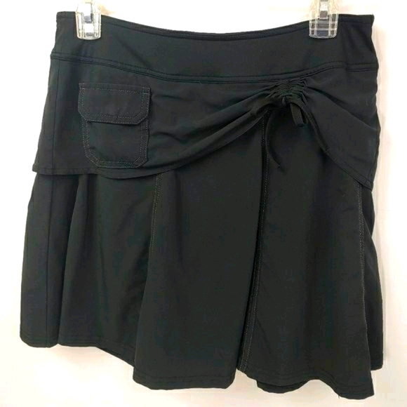 Athleta Wherever Skort Black Skirt w/ Shorts Sz 2 - Picture 4 of 6